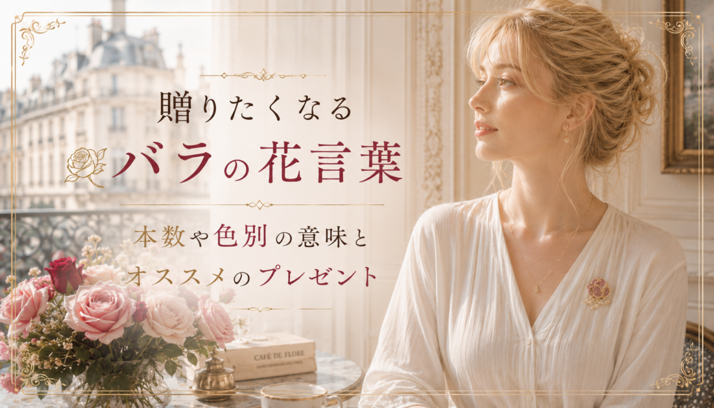贈りたくなる薔薇の花言葉　色別・本数別の意味やおすすめのプレゼント