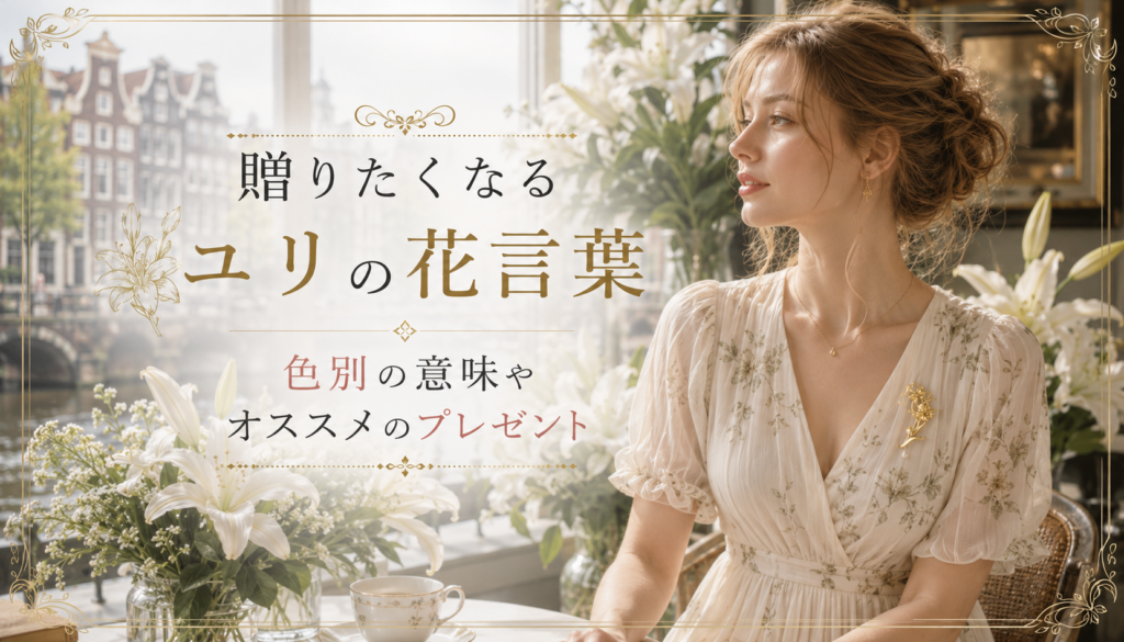 贈りたくなるユリの花言葉　色別の意味やオススメのプレゼント