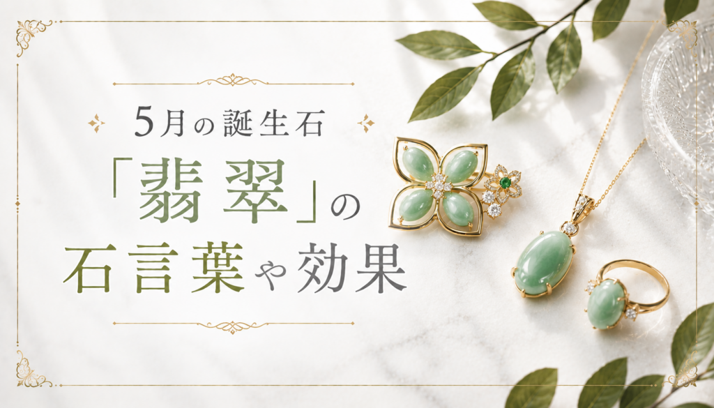 翡翠　5月の誕生石　効果　石言葉　ひすい