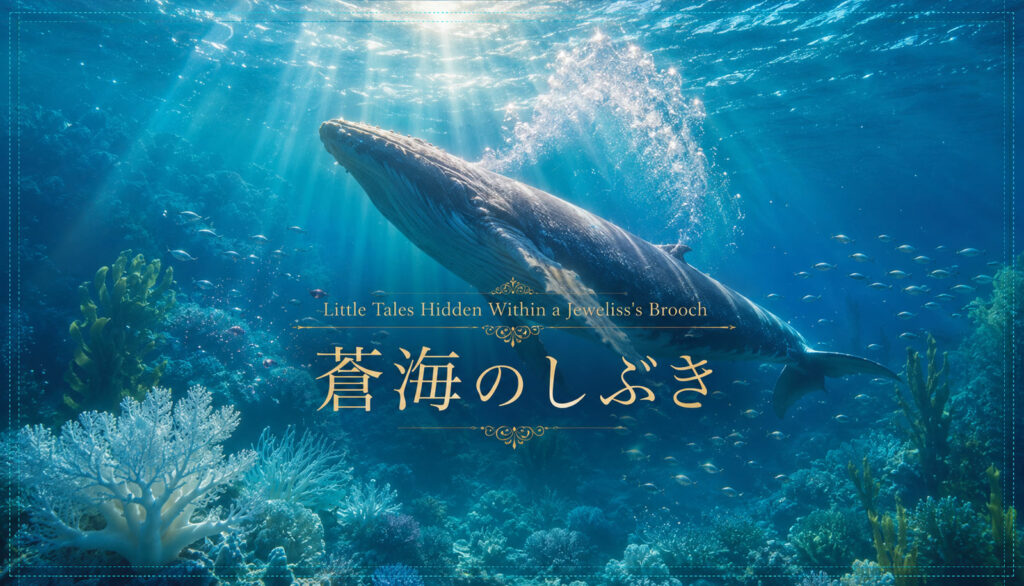 ジュエリスのブローチに秘められた小さな物語　蒼海のしぶき
