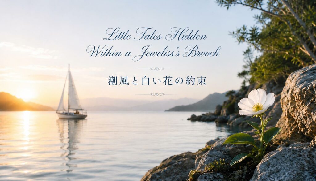 ジュエリスのブローチに秘められた小さな物語　潮風と白い花の約束