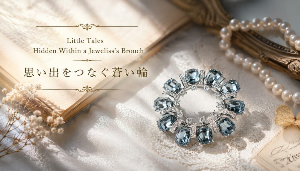 ジュエリスのブローチに秘められた小さな物語　思い出をつなぐ蒼い輪